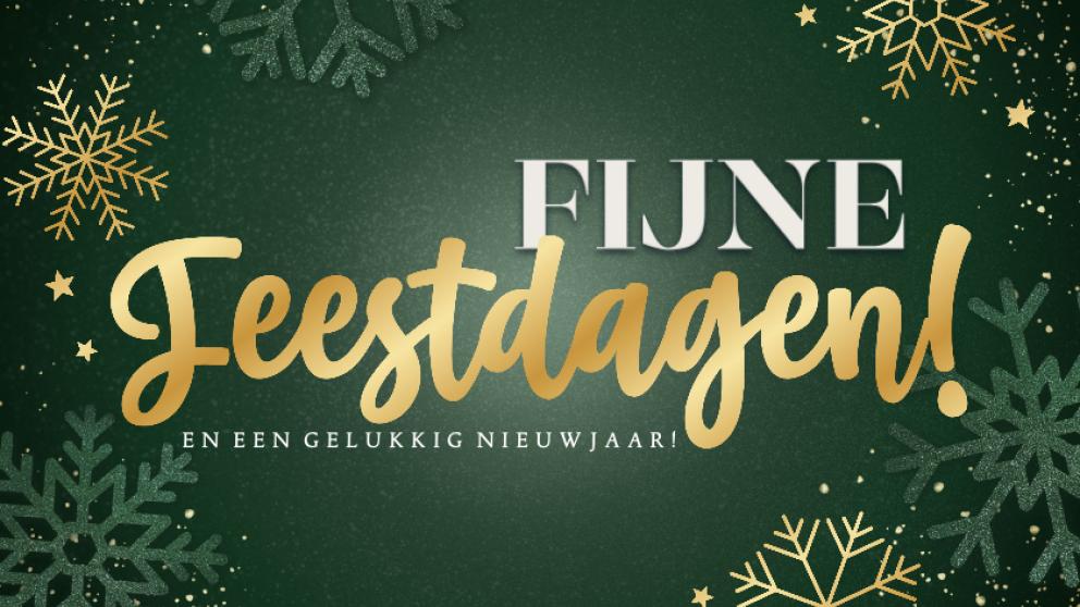 Fijne feestdagen