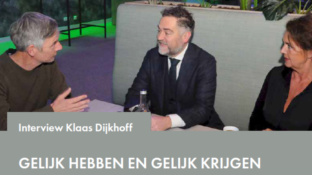 Interview Klaas Dijkhoff