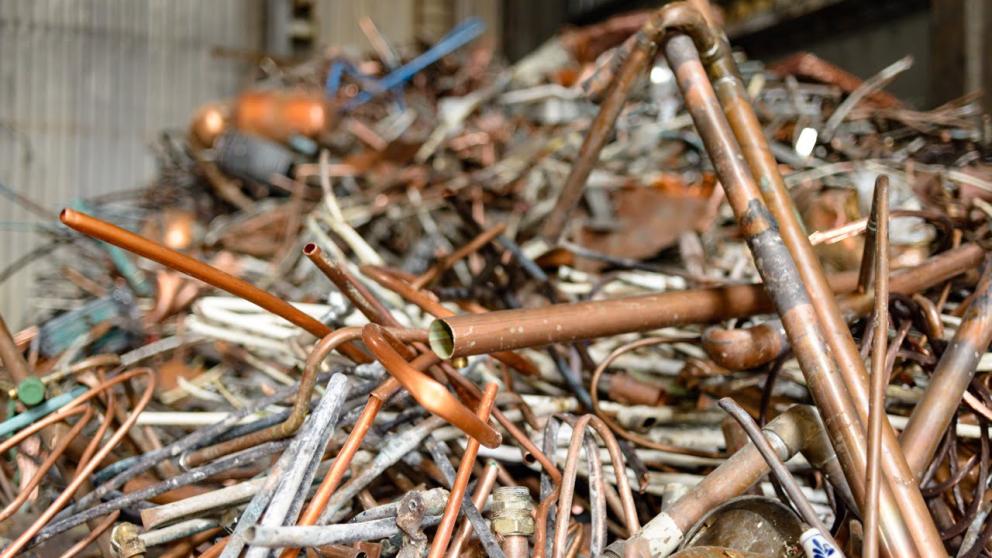 Foto internet schroot en metalen